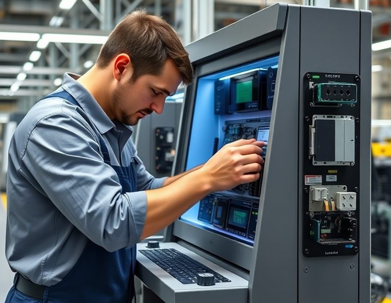 Modulo dispenser di un terminale self-service al banco di prova