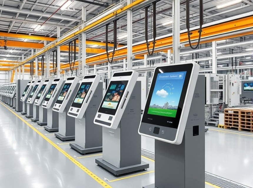 Linea di produzione di terminali self-service