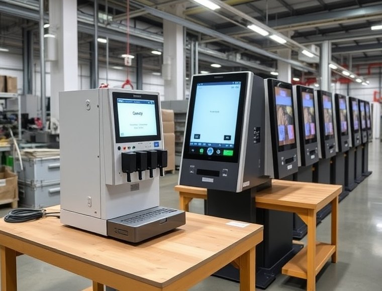 Modulo dispenser di un terminale self-service al banco di prova
